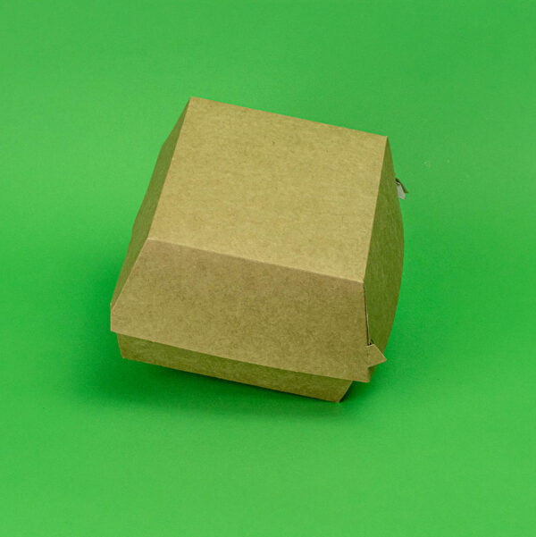Cutie hamburger box mediu kraft 100set 115x115x90 3