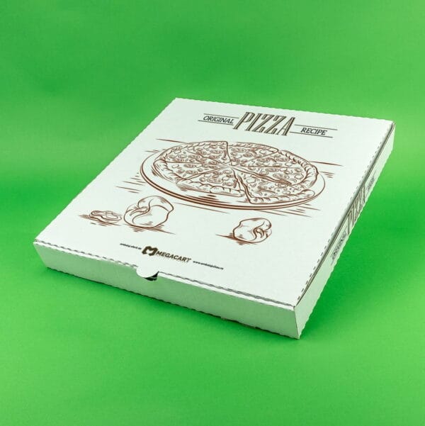 cutii pizza alb generic 3 4